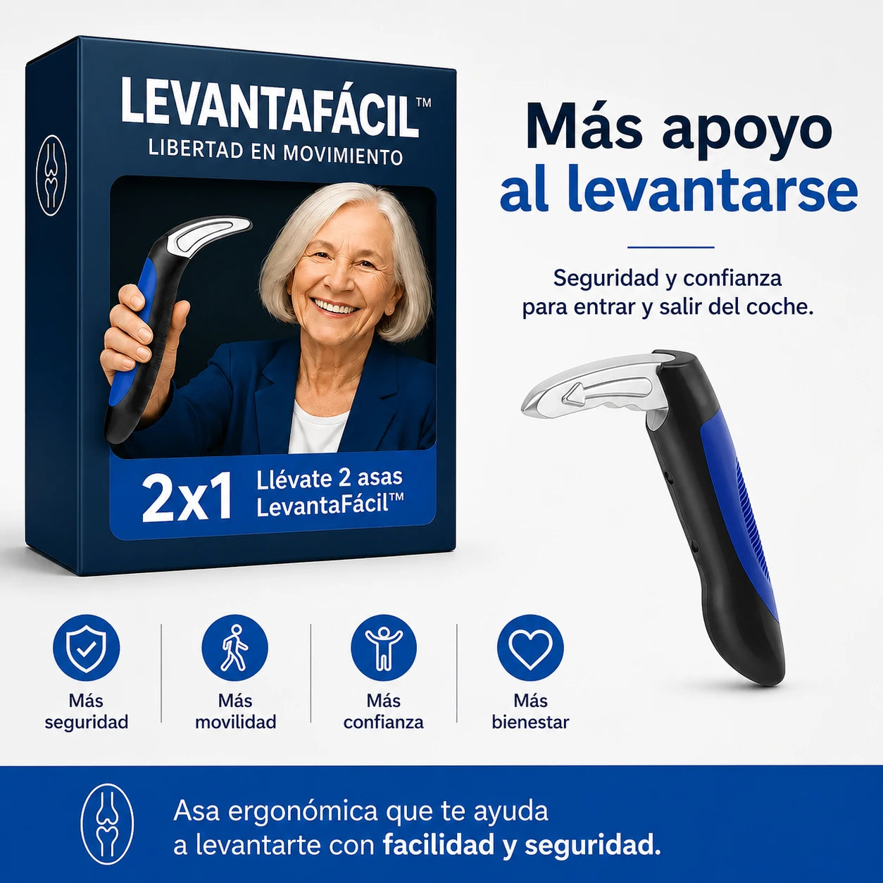 LevantaFácil™ - Entre y salga del coche de forma segura